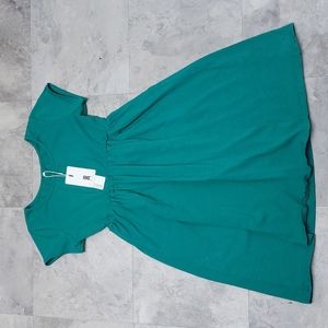 #10360-9  Women’s Tank Top Dress,Aqua green,S.